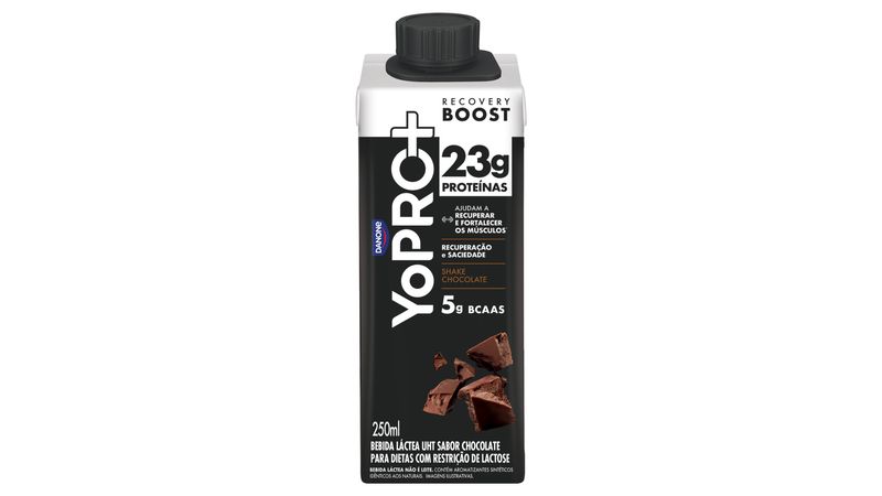 yocchi Bebida Láctea UHT Shake Chocolate Zero Lactose Yopro + Recovery