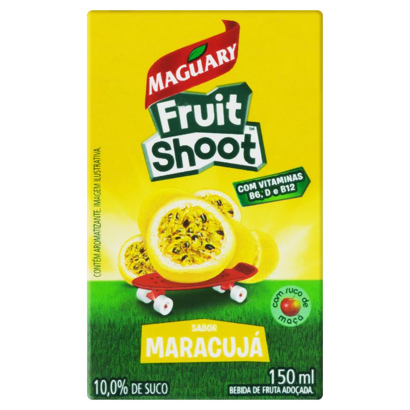 Bebida Adoçada Maracujá Maguary Fruit Shoot Caixa 150ml