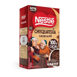 Cacau Pó Solúvel Nestle Dois Frades 100% Caixa 200g