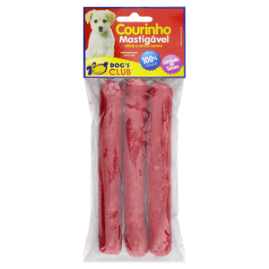 Courinho Mastigável para Cães Salsicha Dog´s Club 3 Unidades