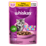 Alimento-para-Gatos-Filhotes-2-a-12-Meses-Frango-ao-Molho-Whiskas-Sache-85g