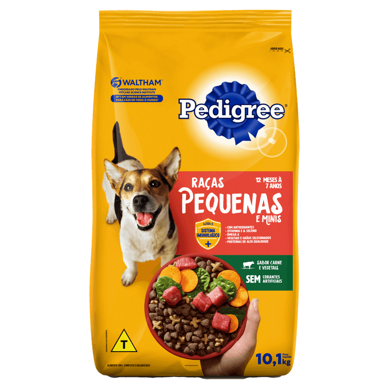 Alimento-para-Caes-Adultos-Racas-Pequenas-Pedigree-Pacote-101kg