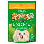 Alimento-para-Caes-Adultos-Racas-Minis-e-Pequenas-Frango-Purina-Dog-Chow-Extra-Life-Sache-100g