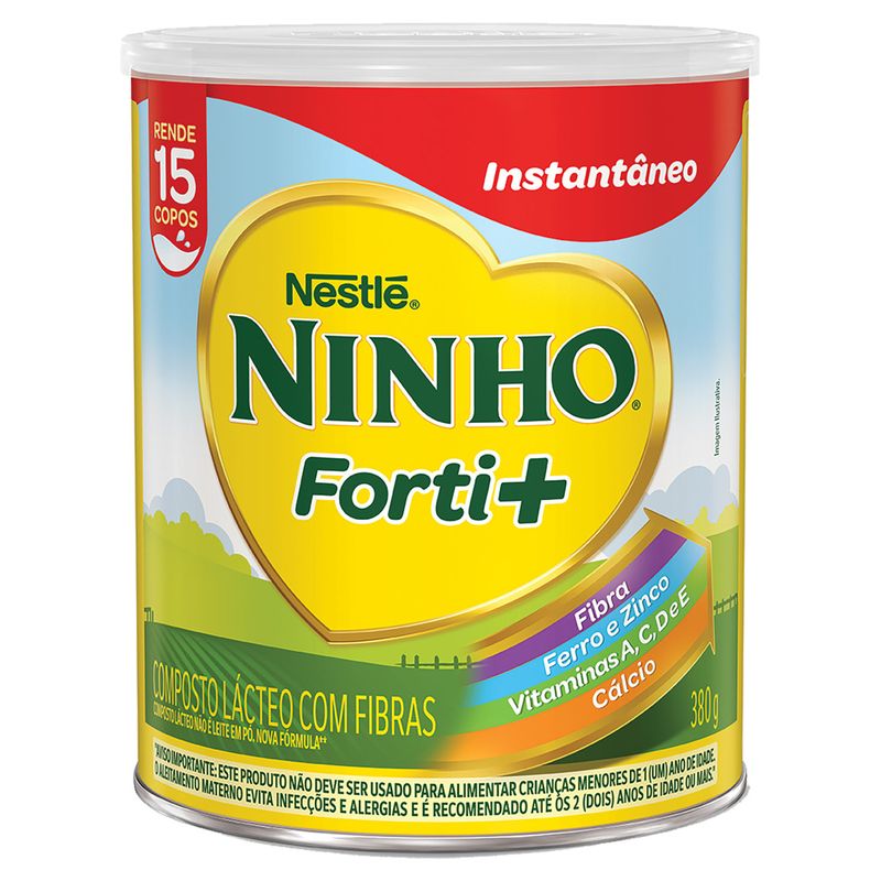 Composto Lácteo Ninho Forti+ Lata 380g