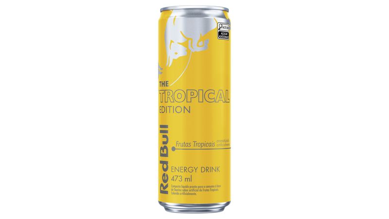 Energético Frutas Tropicais Red Bull Lata 473ml The Tropical