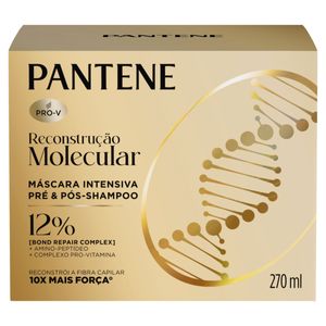 Máscara Intensiva Pantene Reconstrução Molecular Caixa 270ml