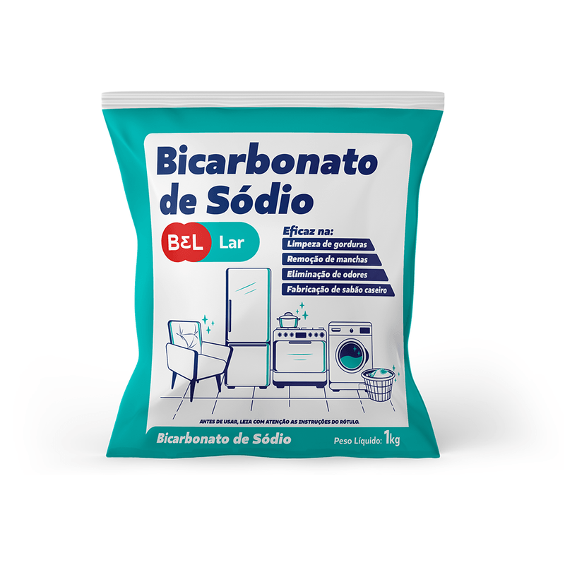Bicarbonato  De Sódio para Limpeza Bel Lar 1kg