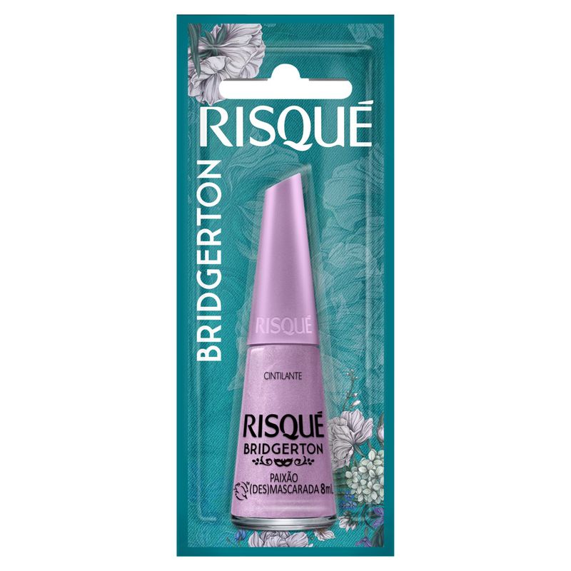 Esmalte Cintilante Paixão (Des)mascarada Bridgerton Risqué Blister 8ml