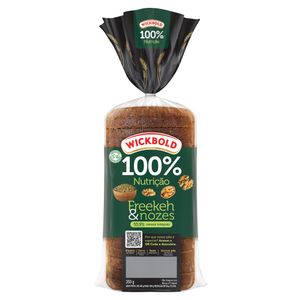 Pão Integral Freekeh e Nozes Wickbold 100% Nutrição Pacote 350g