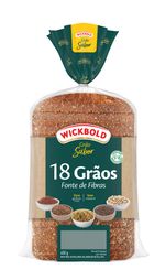 Pão Integral 18 Grãos Wickbold Grão Sabor Pacote 450g