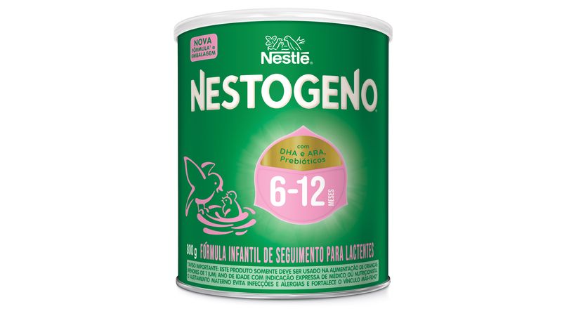 Fórmula Infantil para Lactentes Nestogeno 6 a 12 Meses Lata 800g