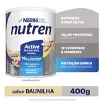 Composto Alimentar  Lácteo Baunilha Nutren Active Lata 400g