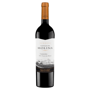 Vinho Chileno Tinto Seco Reserva San Pedro Castillo de Molina Carménère Valle del Maule Garrafa 750ml