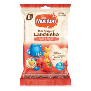 Biscoito Tomate Mucilon Meu Primeiro Lanchinho Snack Pacote 35g