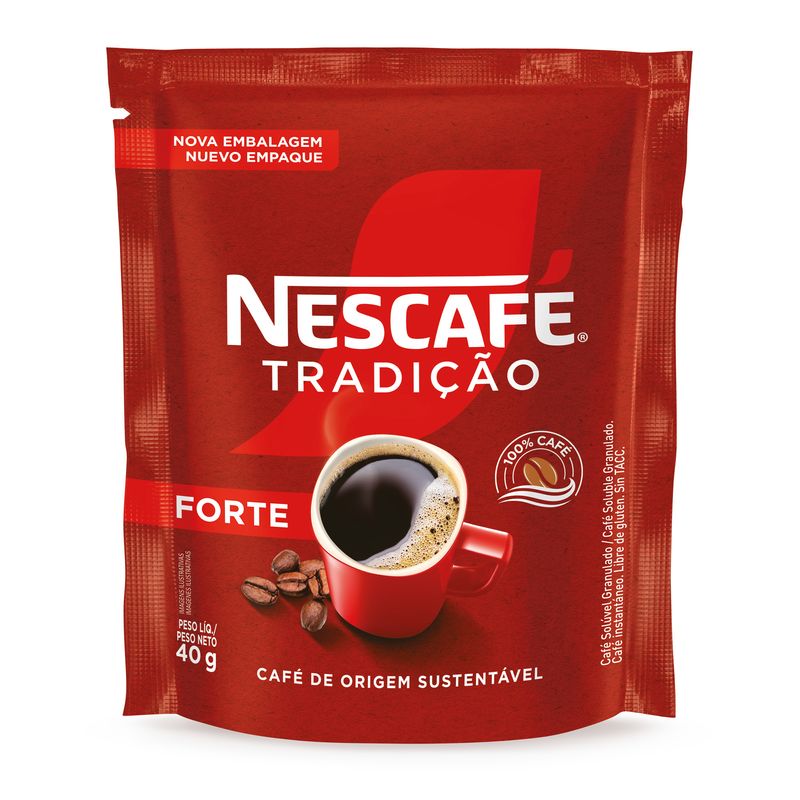 Café Forte Nescafé Tradição Sachê 40g