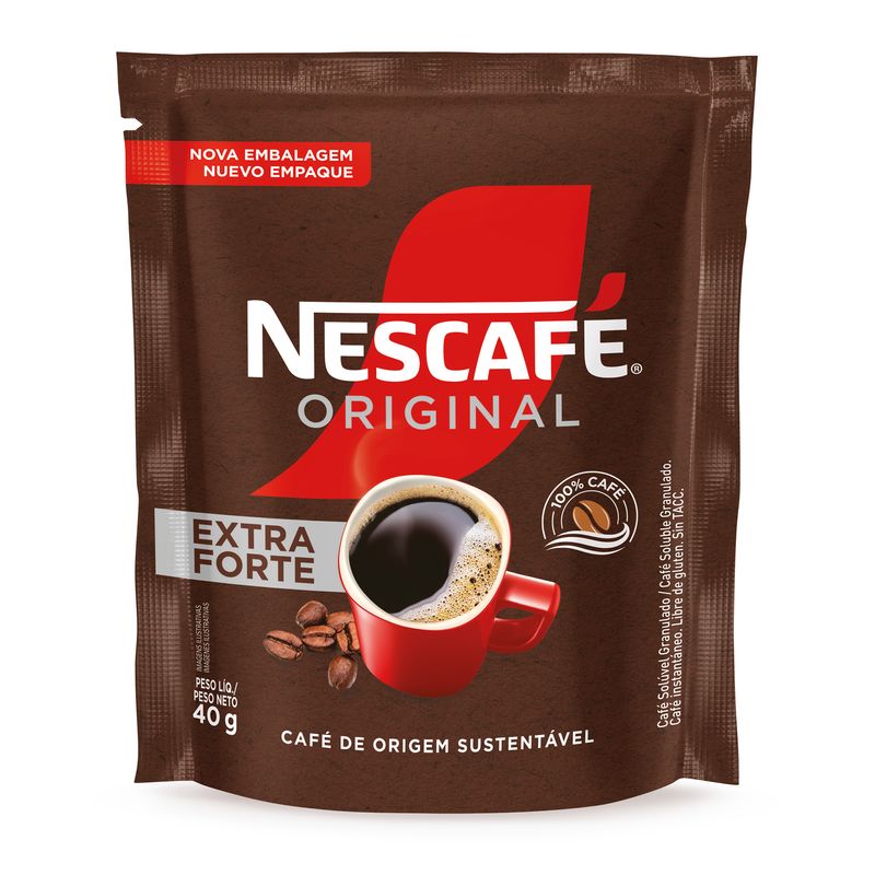 Café Solúvel Extraforte Nescafé Original Sachê 40g