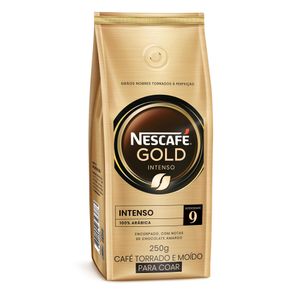 Café Torrado e Moído Intenso Nescafé Gold Intenso Pacote 250g