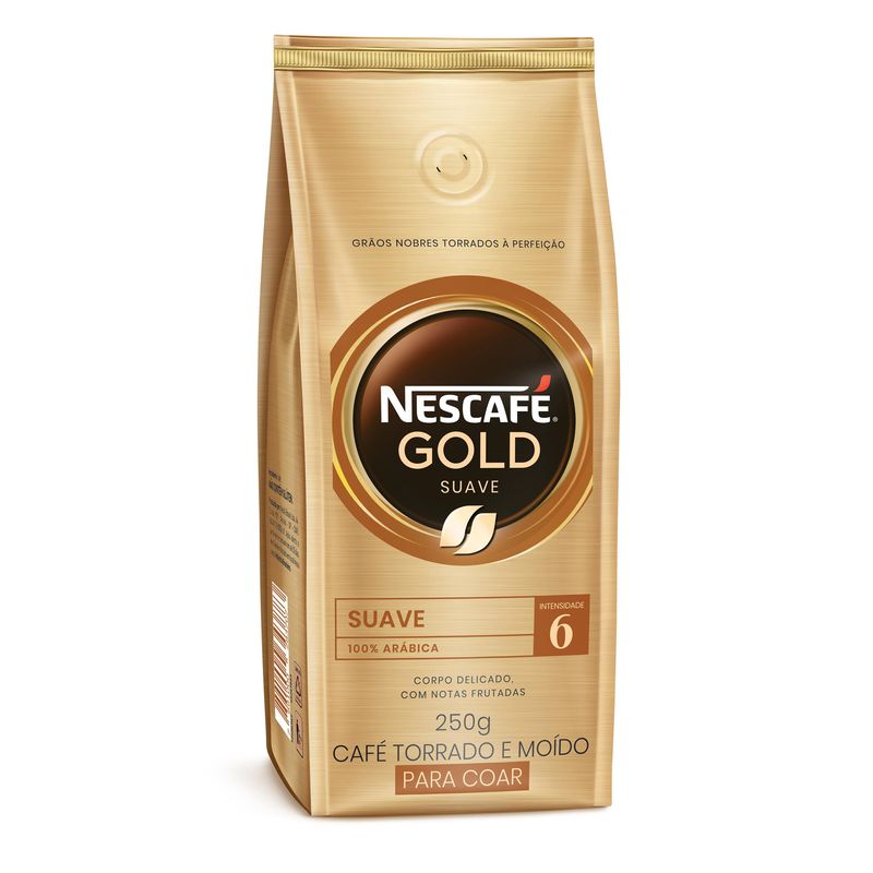 Café Torrado e Moído Suave Nescafé Gold Pacote 250g