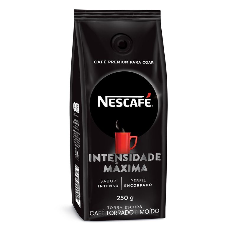 Café Torrado e Moído Intenso Nescafé Intensidade Máxima Premium Pacote 250g