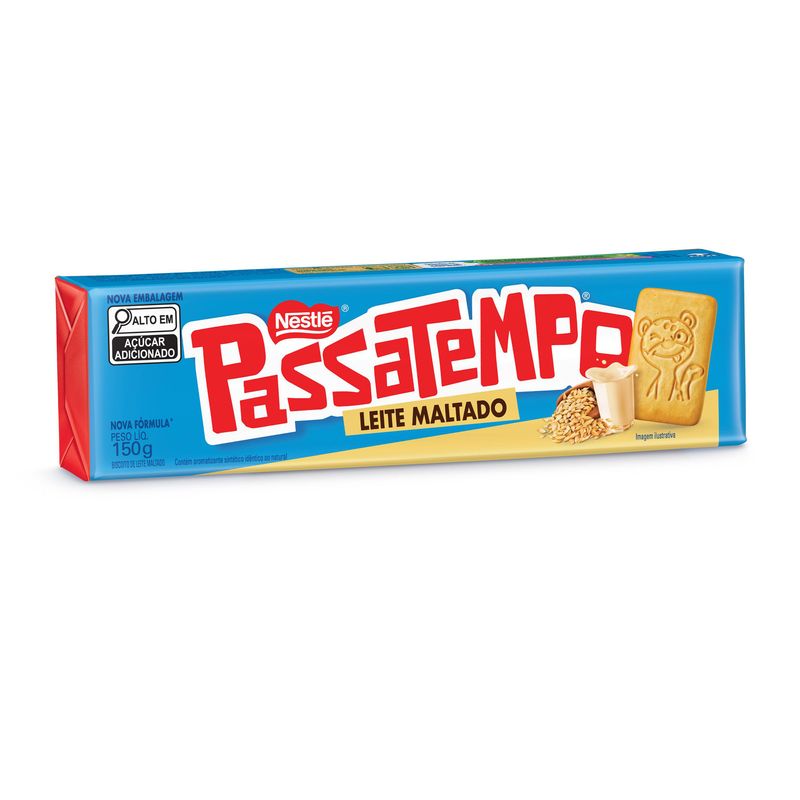 Biscoito Leite Maltado Passatempo Pacote 150g