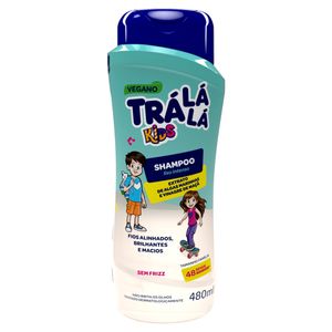 Shampoo Trá Lá Lá Kids Liso Intenso Frasco 480ml Tamanho Família