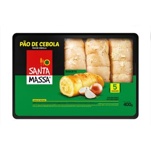 Pão de Cebola Santa Massa Bandeja 400g