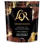 Café Torrado e Moído Cerrado Mineiro L'or Gourmet Pouch 250g