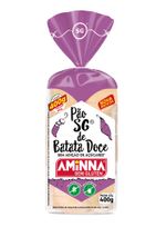 Pão de Forma Batata-Doce sem Glúten Zero Açúcar Aminna Pacote 400g