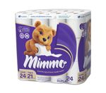 Papel Higiênico Folha Dupla Neutro Mimmo 30m Pacote Leve 24 Pague 21 Unidades
