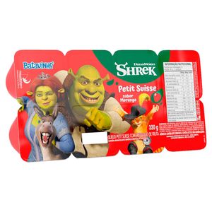 Petit Suisse Shrek Sabor Morango Conjunto 320g