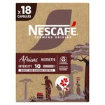 Café em Cápsula Torrado e Moído Ristretto Nescafé Farmers Origins Caixa 79,2g 18 Unidades