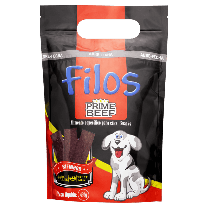 Bifinho para Cães Carne Filos Prime Beef Sachê 430g