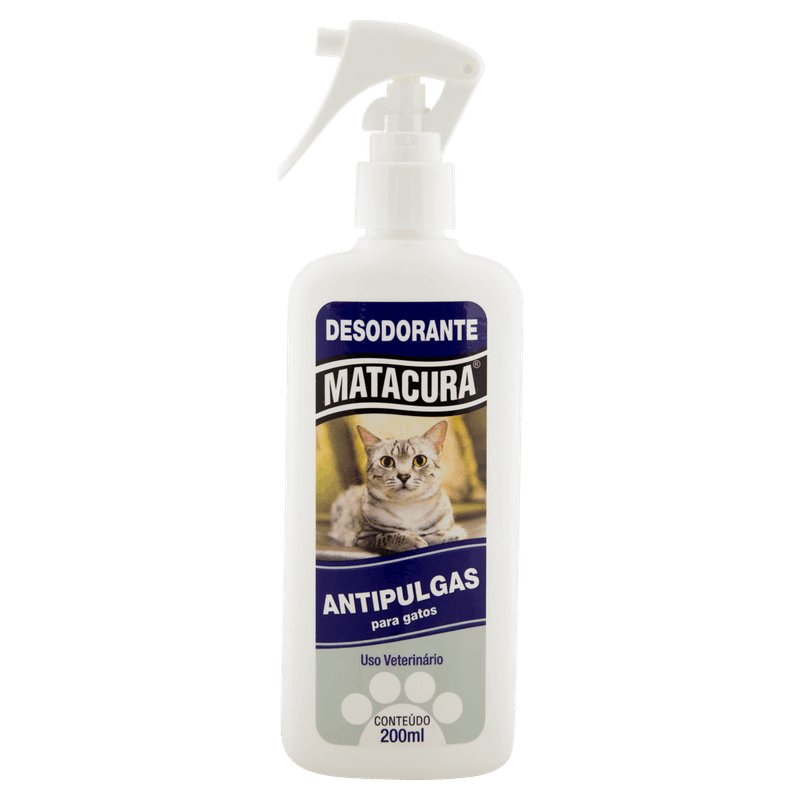 Desodorante Uso Veterinário Antipulgas Matacura 200ml