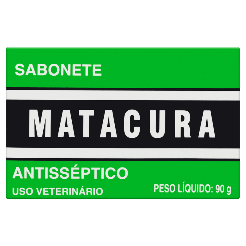 Sabonete Uso Veterinário Antisséptico Matacura Caixa 90g