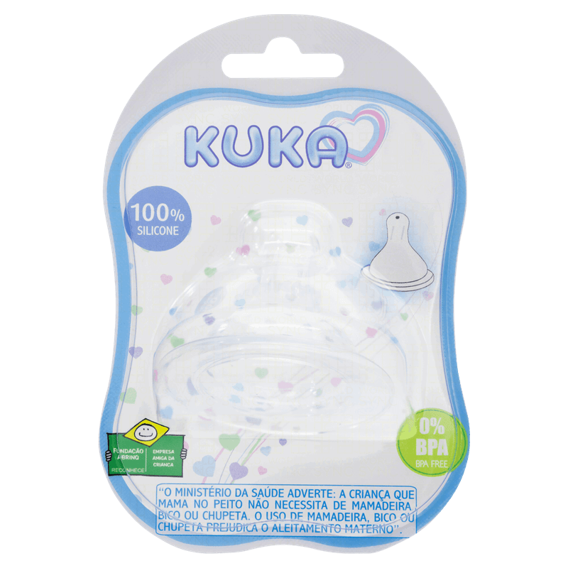 Bico para Mamadeira Silicone Kuka Big
