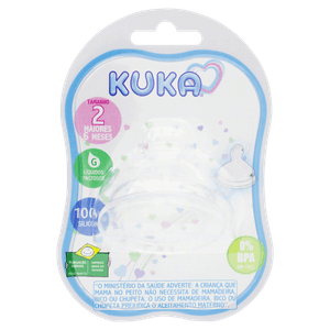 Bico para Mamadeira Silicone Kuka n° 02 Big