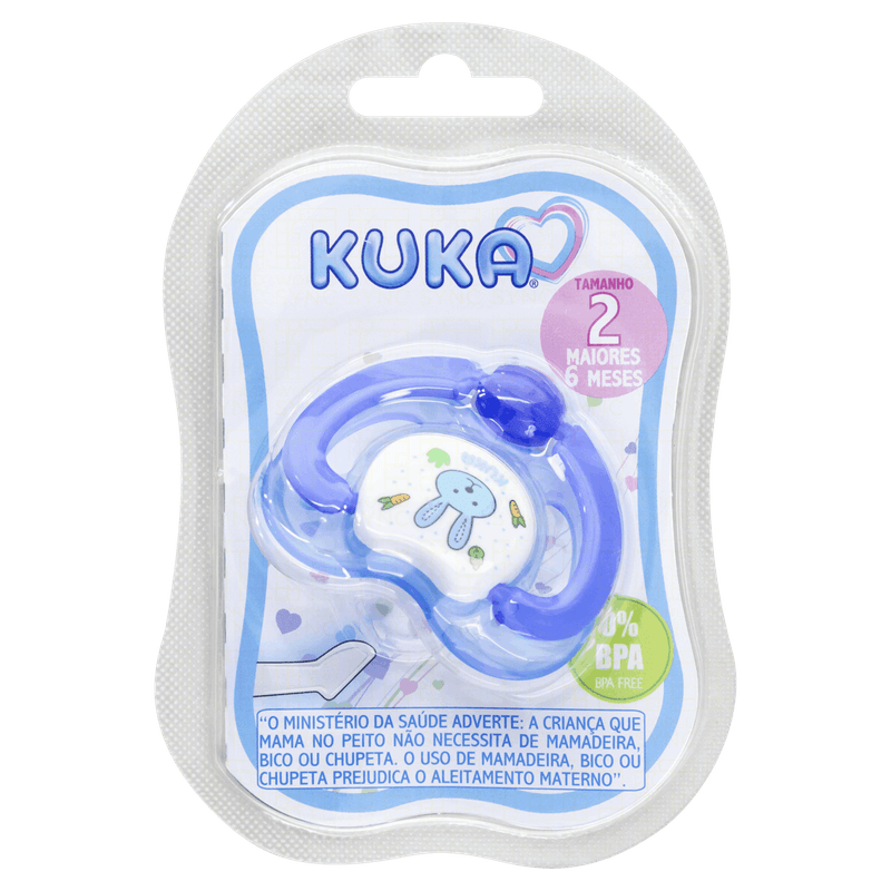 Chupeta Ortodôntica Azul Lovely Kuka Tamanho nº 2