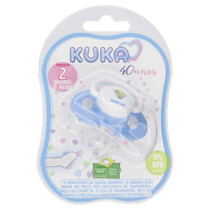 Chupeta Azul Decorada Kuka Plus nº 2