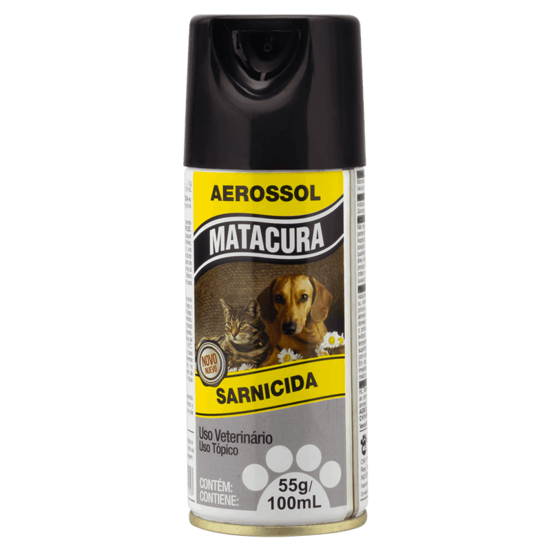 Sarnicida Uso Veterinário Aerossol Matacura Frasco 100ml