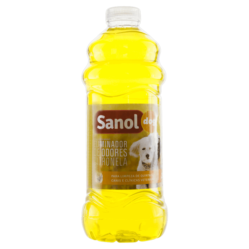 Eliminador de Odores Uso Veterinário Citronela Sanol Dog Frasco 2l