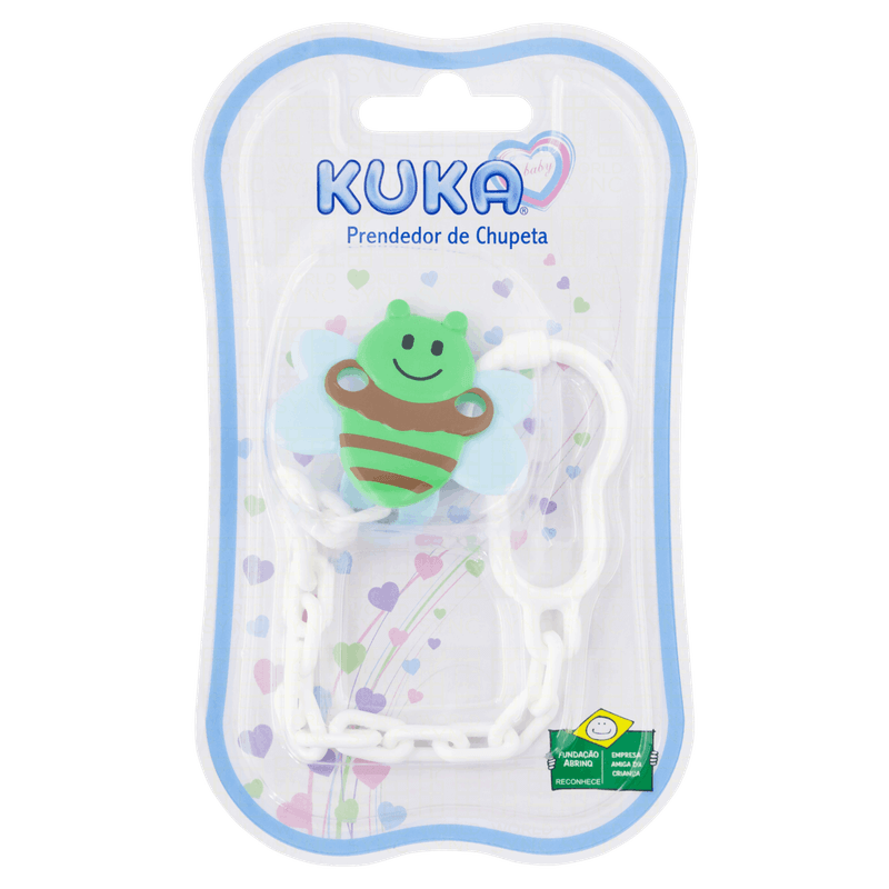 Prendedor de Chupeta Abelhinha Kuka