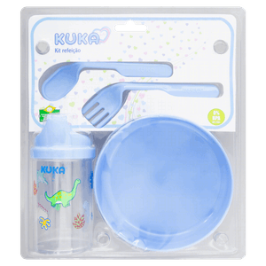 Kit Refeição Azul Kuka 4 Unidades