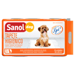 Tapete Higiênico para Cães Sanol Dog 60cm x 80cm Pacote 30 Unidades