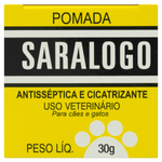 Pomada Uso Veterinário Antisséptica e Cicatrizante Saralogo Caixa 30g