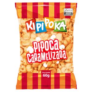 Pipoca Caramelizada Kipipoka Pacote 60g