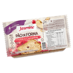 Pão de Sanduíche Frutas e Castanhas sem Glúten Jasmine Pacote 350g