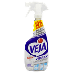 Limpa-Vidro Líquido Cristal Veja Vidrex Frasco 500ml Borrifador Grátis 30% de Desconto