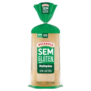 Pão de Forma Multigrãos sem Glúten Zero Lactose Wickbold Pacote 300g