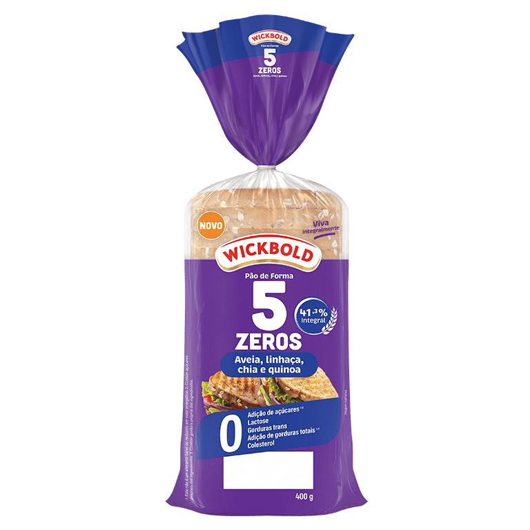 Pao Forma Wick Integral 5 Zeros Pacote 400g