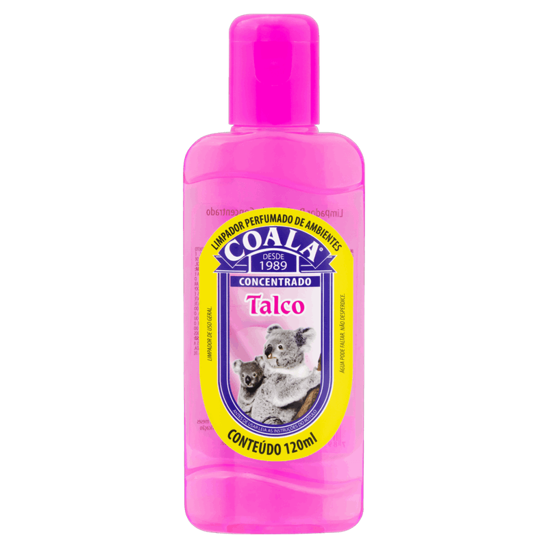 Limpador Perfumado Concentrado Talco Coala Frasco 120ml